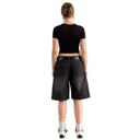 Wavecut Denim Shorts