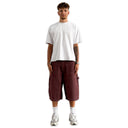 Double Knee Capri Shorts