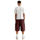 Double Knee Capri Shorts