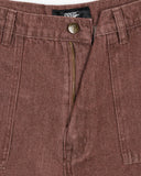 DOUBLE KNEE CAPRI SHORTS