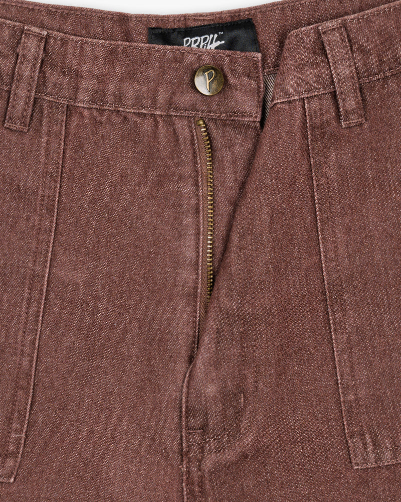 DOUBLE KNEE CAPRI SHORTS