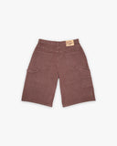 DOUBLE KNEE CAPRI SHORTS