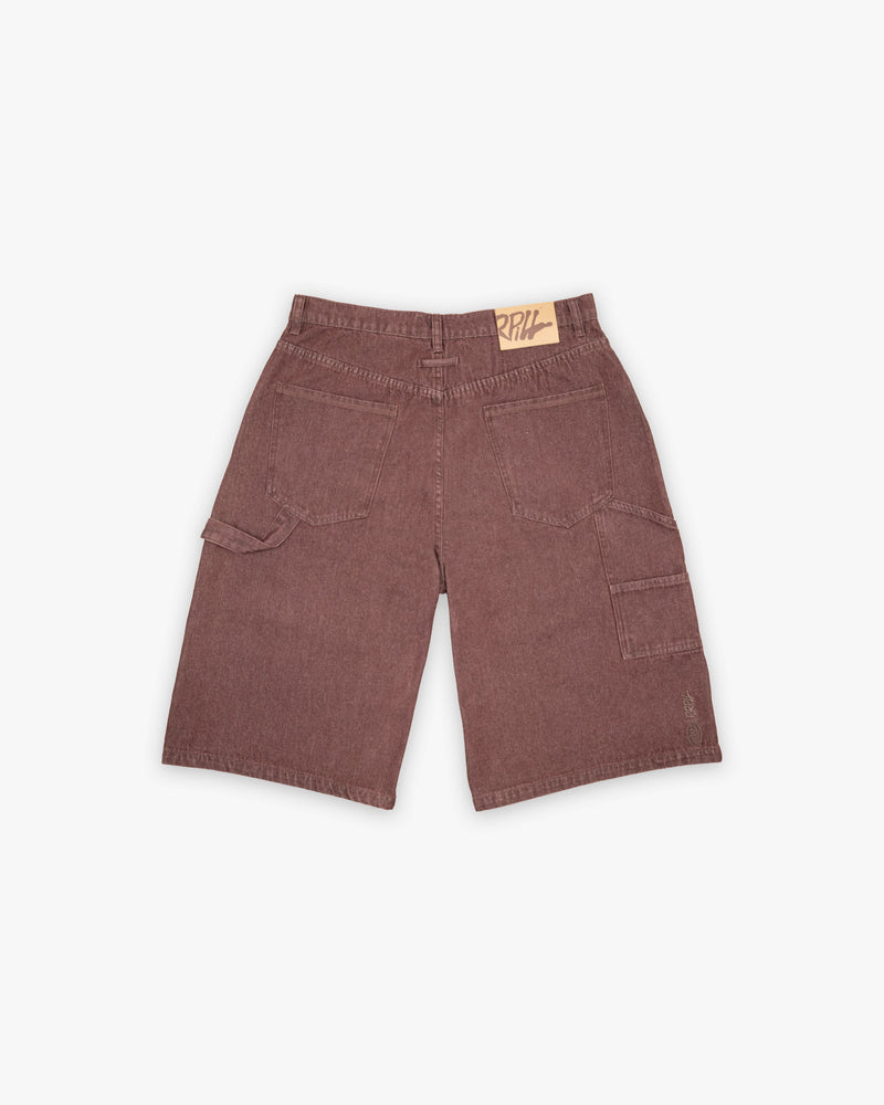 DOUBLE KNEE CAPRI SHORTS