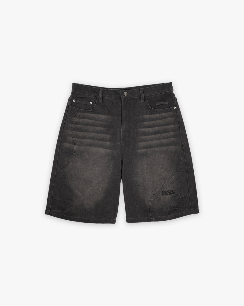WAVECUT DENIM SHORTS