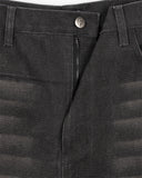 WAVECUT DENIM SHORTS